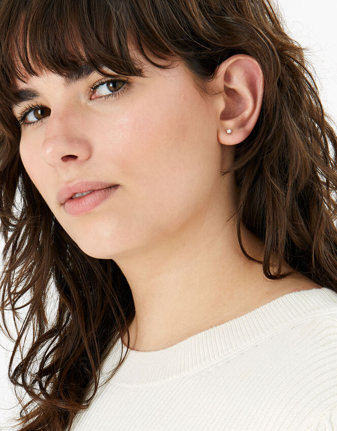 Crystal Drop Earrings Set of Three, , large