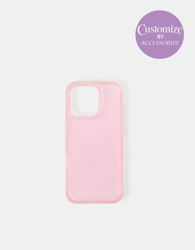 Plain iPhone 16 Pro Phone Case, Pink (PINK), large