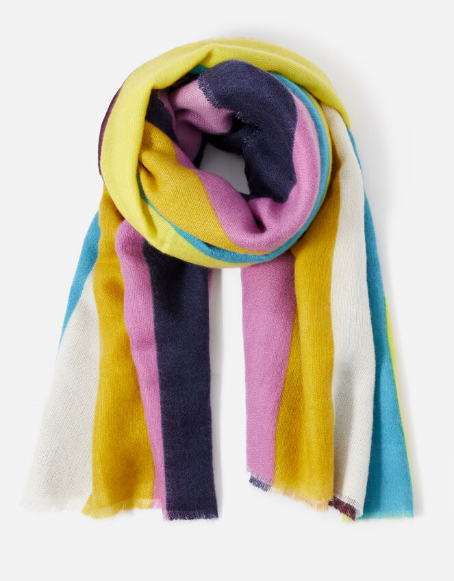 Bright Stripe Blanket Scarf Lightweight scarves Accessorize UK