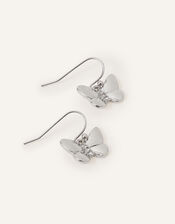 Butterfly Pave Short Drop Earrings, , large