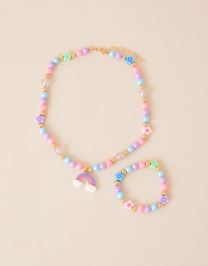 Girls Beaded Jewellery Set, , large