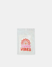 2-Pack Good Vibes Embroidered Iron-On Patches, , large