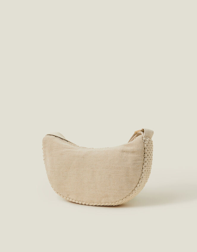 Macrame Sling Cross-Body Bag, , large