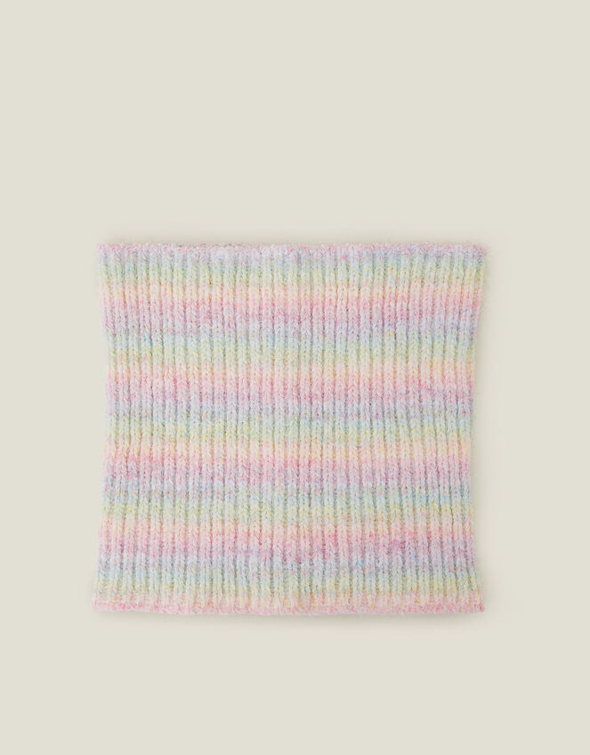 Girls Ombre Rainbow Snood, , large