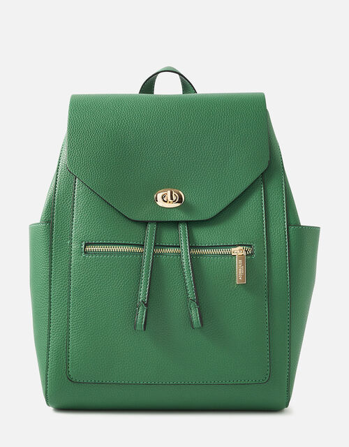 Nikki Zip Backpack, Green (GREEN), large