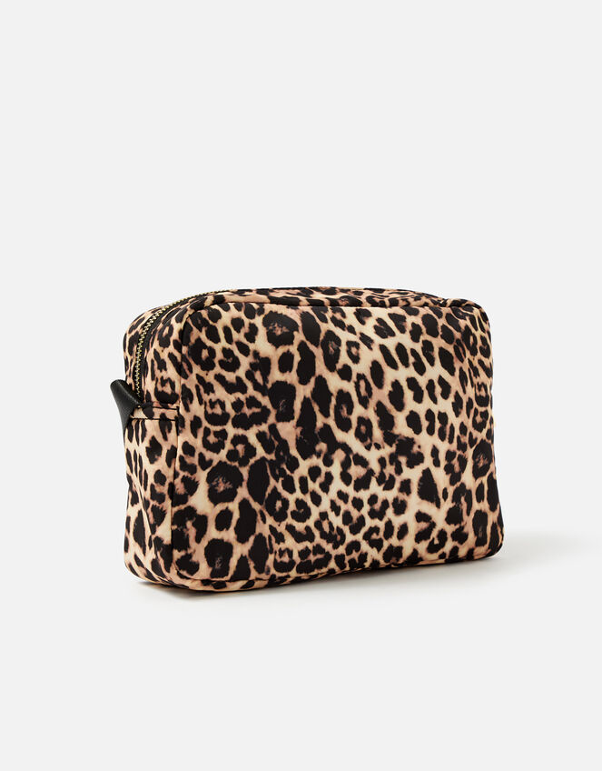 Megan Large Nylon Cross-Body Bag , Leopard (LEOPARD), large