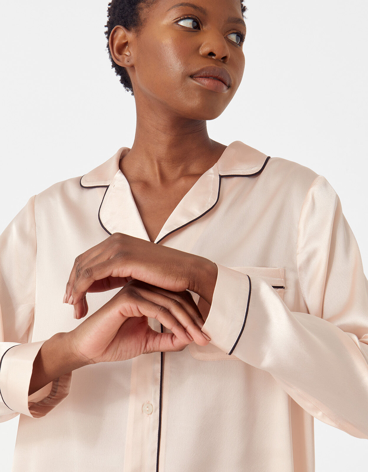 Nightshirt satin sales