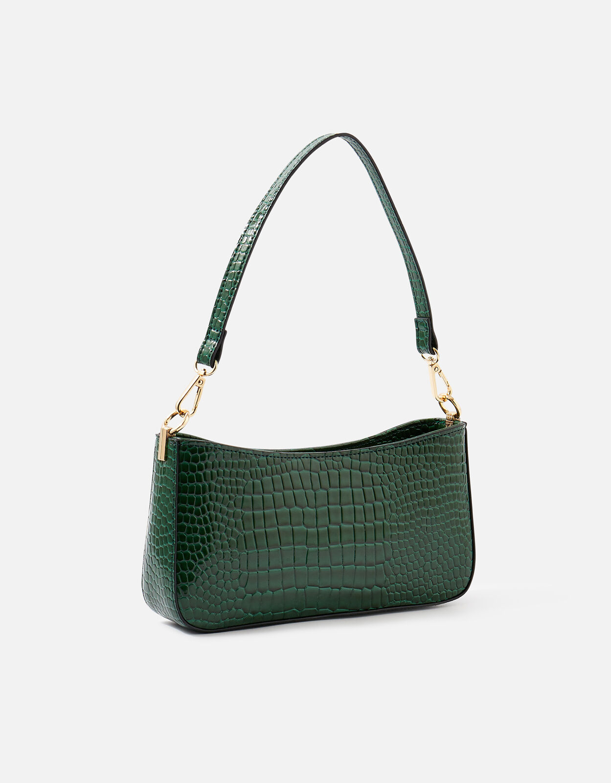 Roxanne Croc Baguette Bag