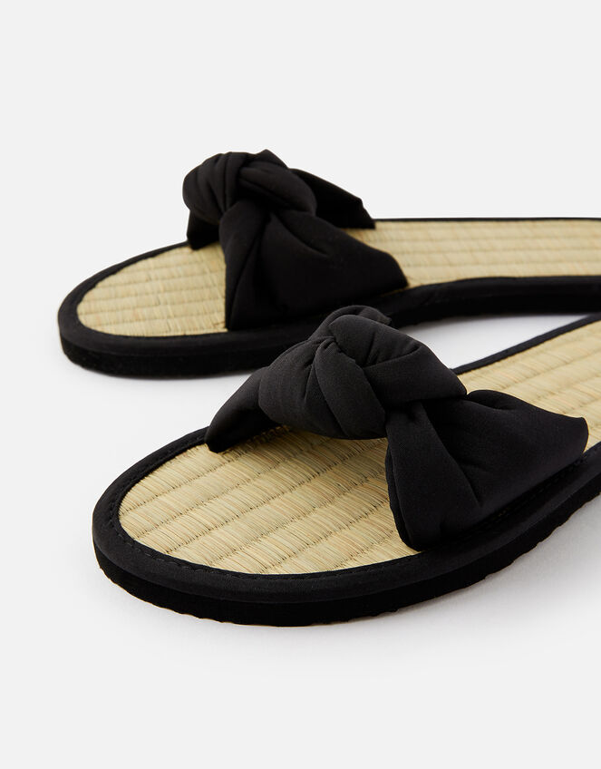 Knot Seagrass Sliders, Black (BLACK), large