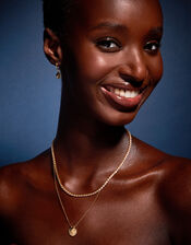14ct Gold-Plated Shell Necklace, , large