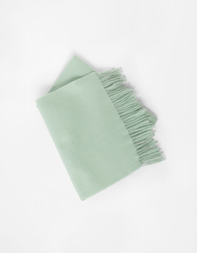 Holly Super-Soft Blanket Scarf Mint Green, , large