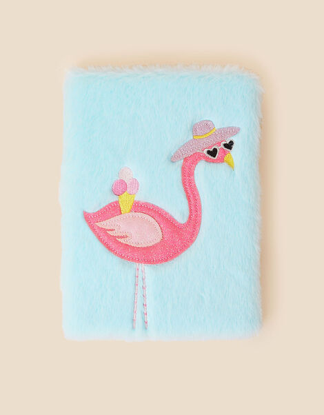 Fluffy Flamingo Notebook, , large
