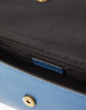 Snaffle Crossbody Bag, Blue (BLUE), large