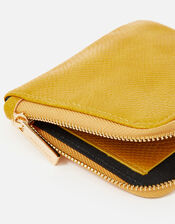 Zip Around Coin Purse, Yellow (OCHRE), large
