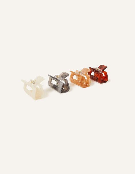Rectangle Marble Claw Clips 4 Pack, , large
