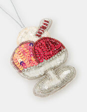 Ice Cream Sundae Embellished Christmas Tree Decoration, , large