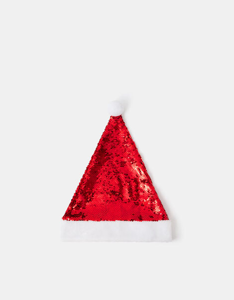 Sequin Santa Hat, , large