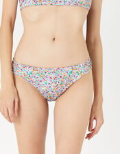 Retro Ditsy Floral Bikini Briefs, Multi (BRIGHTS-MULTI), large