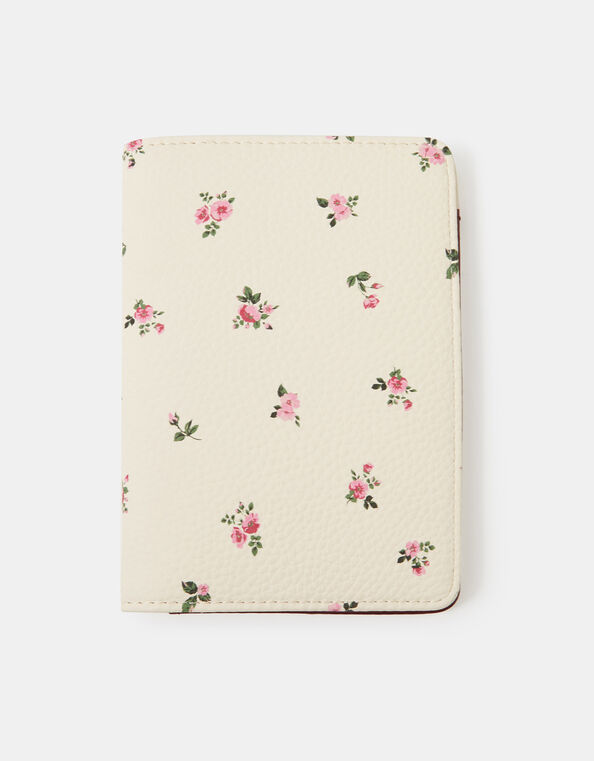 Floral Print Passport Holder, , large