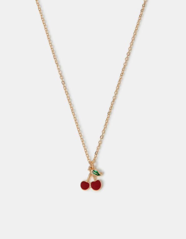 Cherry Pendant Necklace, , large