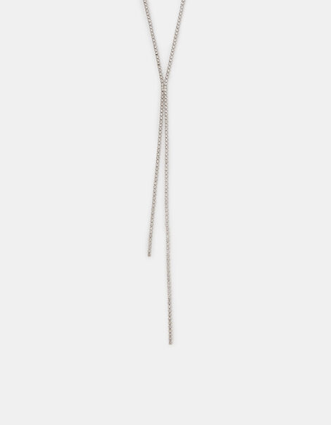 Cupchain Diamanté Lariat Necklace, , large
