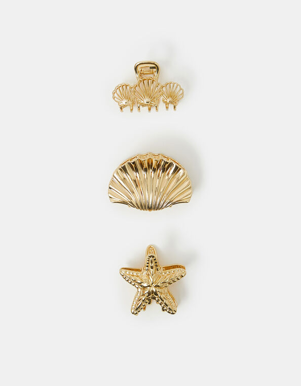 3-Pack Metal Shell Claw Clips, , large
