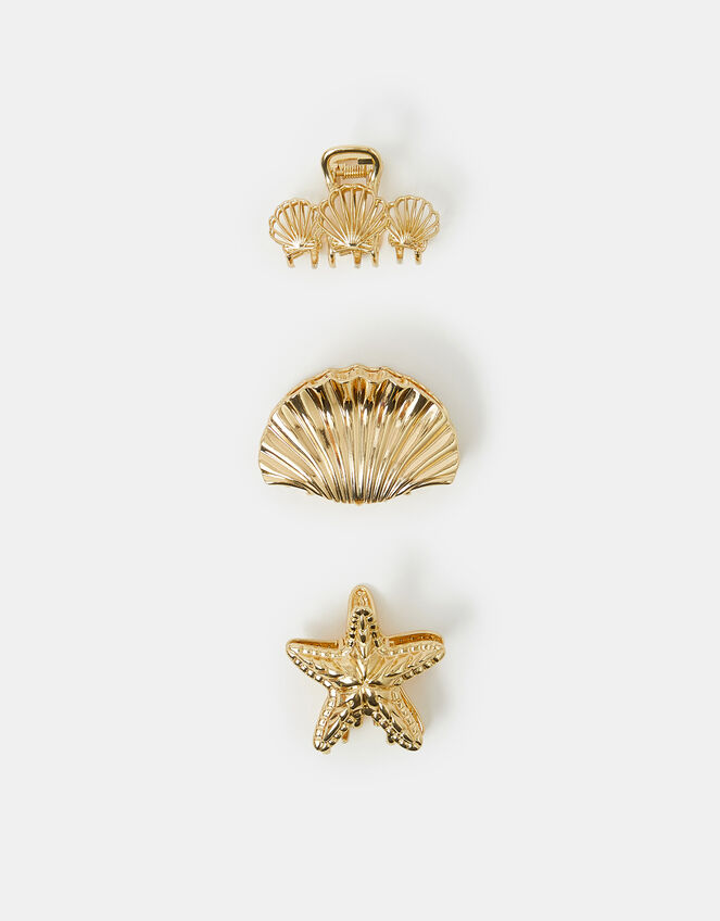 3-Pack Metal Shell Claw Clips, , large