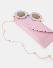 Girls Flower Sunglasses Set, , large