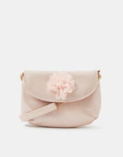 Girls Appliqu&eacute; Floral Bag, , large