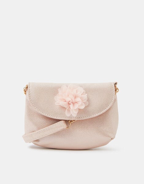 Girls Appliqu&eacute; Floral Bag, , large