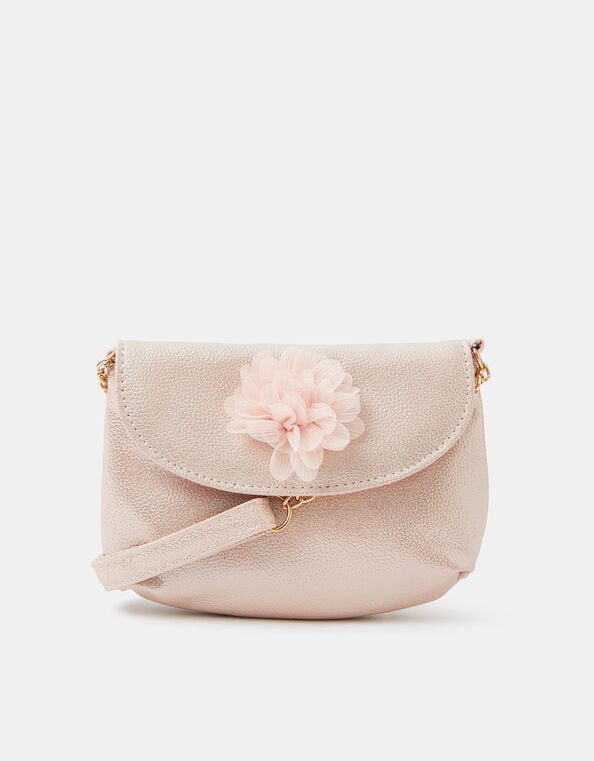 Girls Appliqu&eacute; Floral Bag, , large