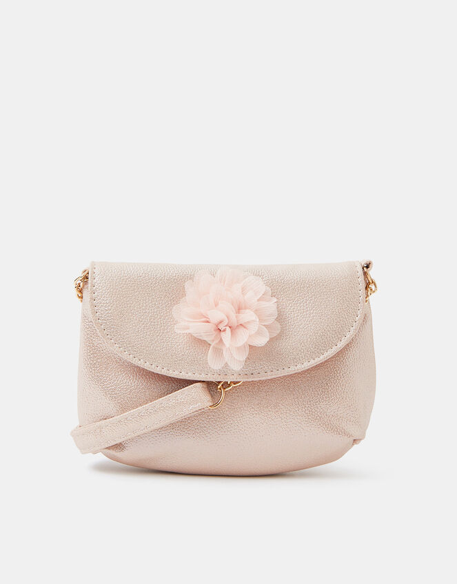 Girls Appliqu&eacute; Floral Bag, , large
