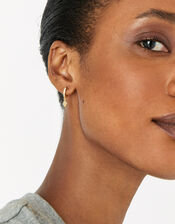 Gold-Plated Pave Hoop Multipack, , large