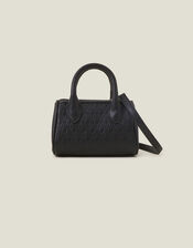 Mini Monogram Handheld Bag, Black (BLACK), large