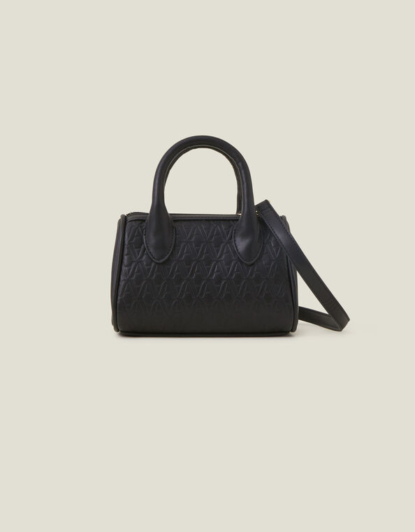 Mini Monogram Handheld Bag, Black (BLACK), large