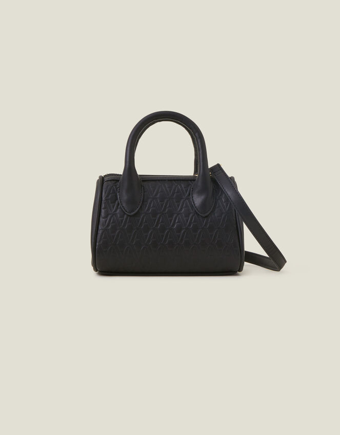 Mini Monogram Handheld Bag, Black (BLACK), large