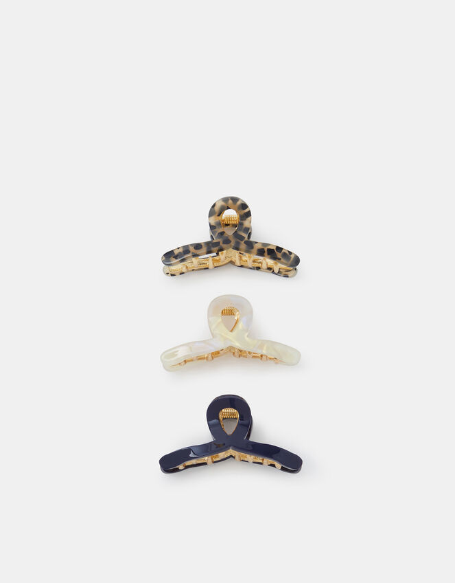 3-Pack Resin Twist Claw Clips, , large