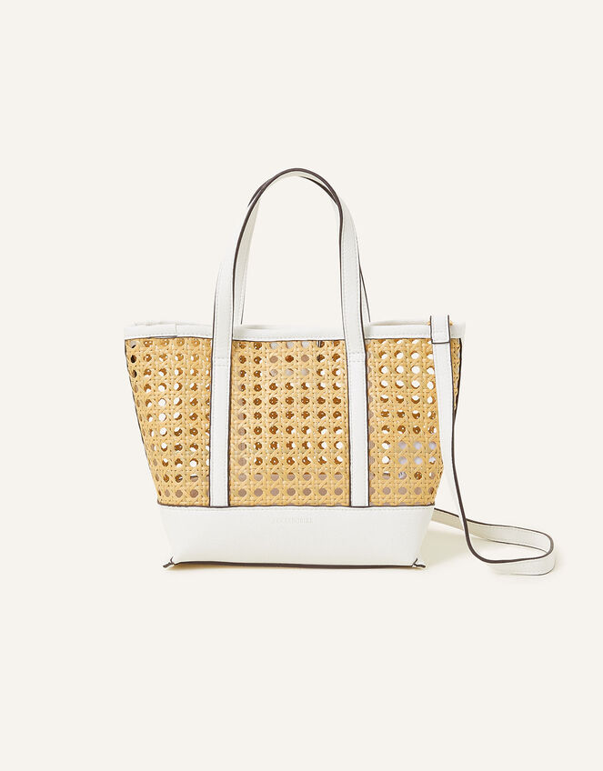 Medium Rattan Handheld Bag, , large