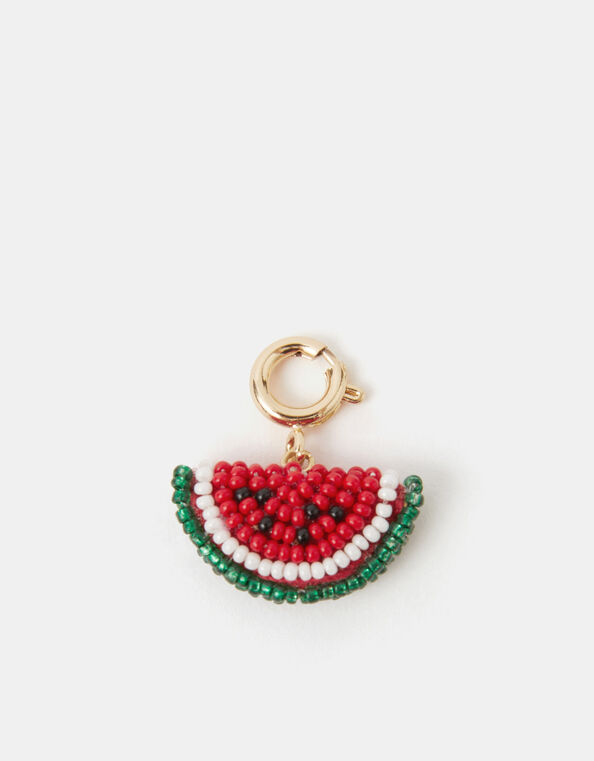 Watermelon Beaded Charm, , large