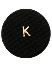 Velvet Initial Mirror - K, , large