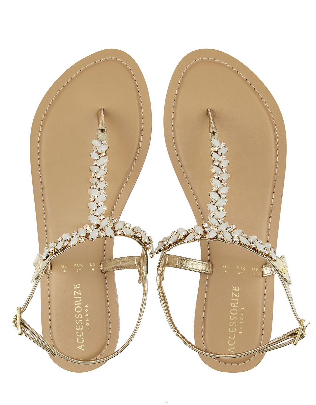 Diamante flip flops next store