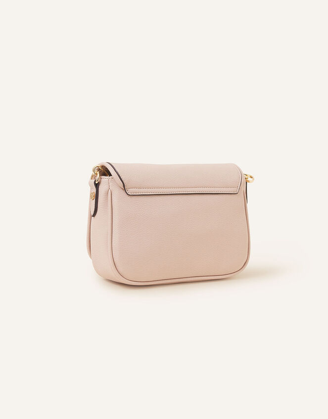 Webbing Strap Cross-Body Bag, Nude (NUDE), large
