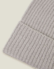 Soho Knit Beanie Hat, Grey (LIGHT GREY), large
