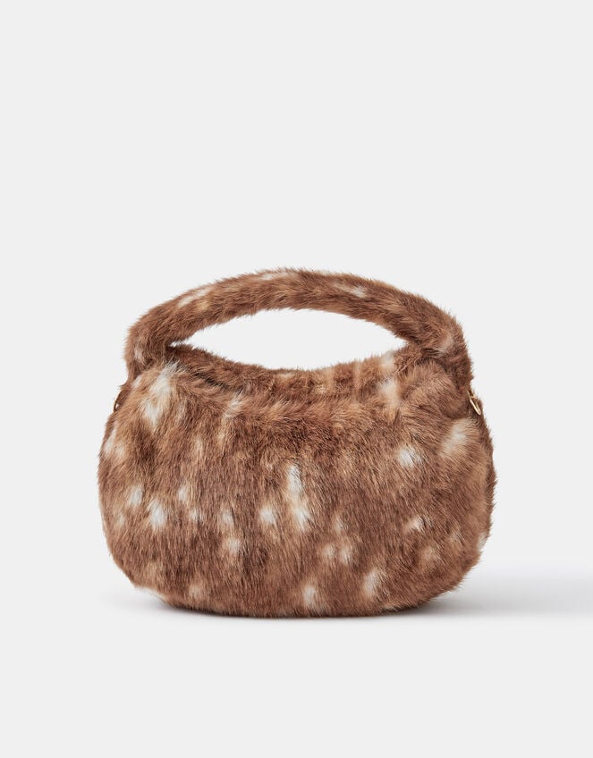 Faux Fur Bambi Bag, , large