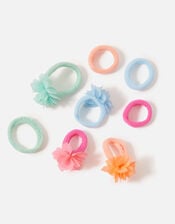 Girls Mini Flower Hairband Set, , large