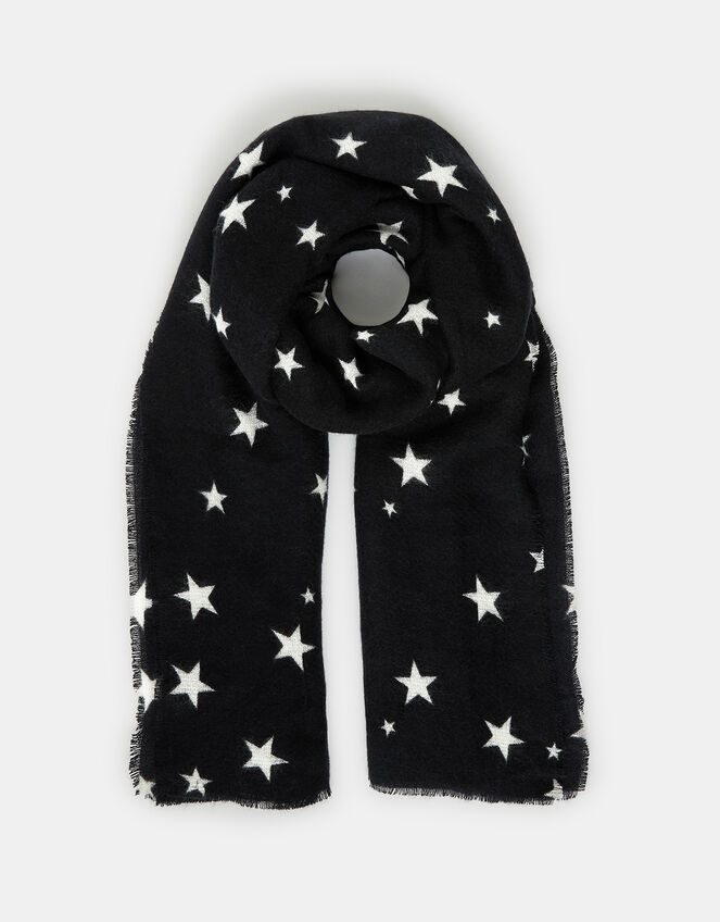 Cosmo Star Print Blanket Scarf, , large