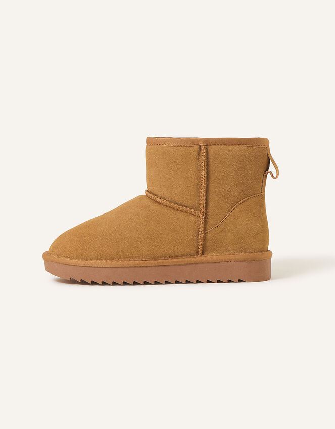 Mid Suede Boots, Tan (TAN), large