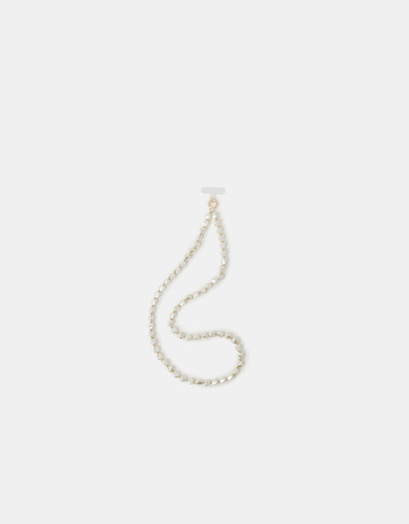 Large Pearl Phone Strap, , large
