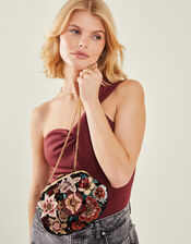 3D Floral Clutch Bag, , large