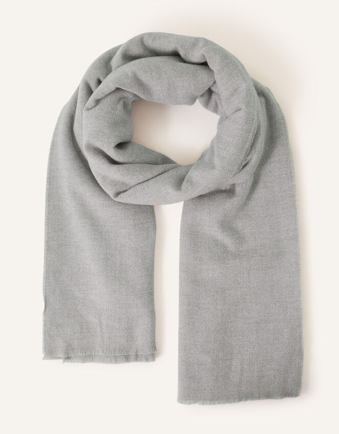 Grace SuperSoft Blanket Scarf Grey Blanket scarves Accessorize UK